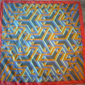 HERMES scarf — 100% silk